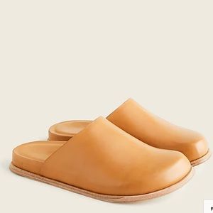 J. Crew Wal & Pai Ogden clogs in Camel Calf
